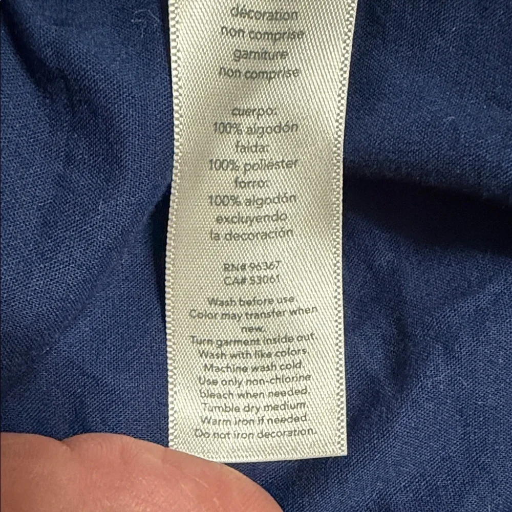 OshKosh B'gosh Blue Denim Skirtall with Tulle & Glitter Sparkles, Size 4T